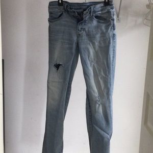 American Eagle Flex jeans Original Straight 30x34 some wear on bottom cuff